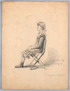 Portrait of Florence Johnson by James Henry Moser