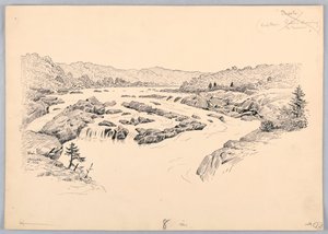 River Rapids, Design for Washington Board of Trade Dinner, May 13, 1908
