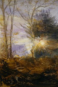 Sunrise, Abinger, Surrey by James Holland