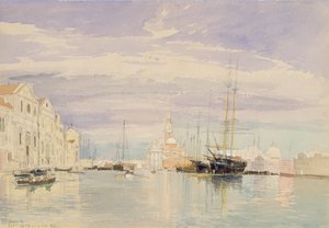 The Giudecca with S. Giorgio Maggiore, Venice by James Holland