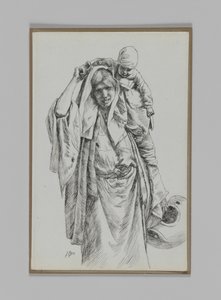 A typical woman of Jerusalem, illustration from The Life of Our Lord Jesus Christ by James Jacques Joseph Tissot
