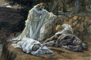 Could Ye Not Watch with Me One Hour?, illustration for The Life of Christ, c.1886-94