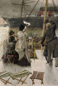 Goodbye, on the Mersey by James Jacques Joseph Tissot