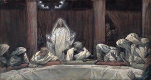 He Appeared to the Eleven as They Sat at Meat, illustration for The Life of Christ by James Jacques Joseph Tissot