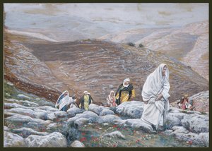 Jesus Goes Up into Jerusalem, illustration for The Life of Christ, c.1886-94 by James Jacques Joseph Tissot