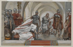 Jesus Led from Herod to Pilate, illustration from The Life of Our Lord Jesus Christ by James Jacques Joseph Tissot
