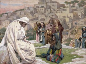 Jesus Wept, illustration for The Life of Christ by James Jacques Joseph Tissot
