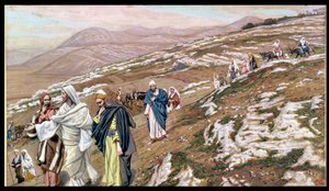 Jesus on his way to Galilee, illustration for The Life of Christ by James Jacques Joseph Tissot