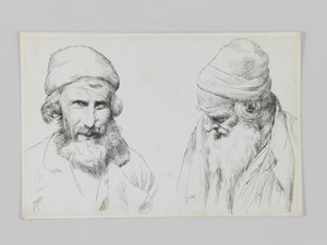 Jews and Yemenites, Jerusalem, illustration from The Life of Our Lord Jesus Christ by James Jacques Joseph Tissot