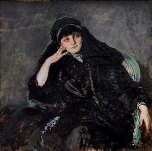 Portrait of Anna-Elisabeth, Comtesse Mathieu de Noailles by James Jacques Joseph Tissot