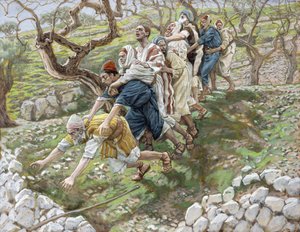The Blind Leading the Blind, illustration for The Life of Christ, c.1886-94 by James Jacques Joseph Tissot