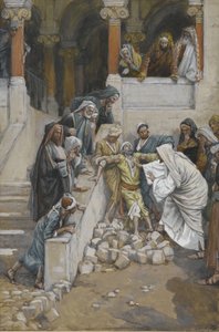 The Blind and Mute Man Possessed by Devils, illustration from The Life of Our Lord Jesus Christ by James Jacques Joseph Tissot