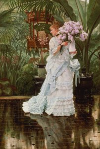 The Bunch of Lilacs, 1875 by James Jacques Joseph Tissot