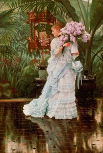 The Bunch of Lilacs by James Jacques Joseph Tissot