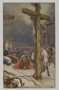 The Confession of Saint Longinus, illustration from The Life of Our Lord Jesus Christ by James Jacques Joseph Tissot