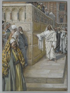 The Corner Stone, illustration from The Life of Our Lord Jesus Christ by James Jacques Joseph Tissot