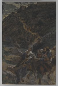 The Flight of the Apostles, illustration from The Life of Our Lord Jesus Christ