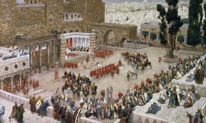 The Forum of Jerusalem as Seen From Above, illustration to The Life of Christ by James Jacques Joseph Tissot