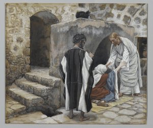 The Healing of Peters Mother-in-Law, illustration from The Life of Our Lord Jesus Christ