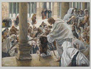 The Healing of the Lame in the Temple, illustration for The Life of Christ, c.1886-94 by James Jacques Joseph Tissot