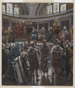 The Morning Judgement, illustration from The Life of Our Lord Jesus Christ by James Jacques Joseph Tissot