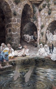 The Pool of Bethesda, illustration for The Life of Christ, c.1886-94 by James Jacques Joseph Tissot