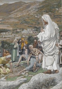 The Possessed Boy at the Foot of Mount Tabor, illustration from The Life of Our Lord Jesus Christ by James Jacques Joseph Tissot