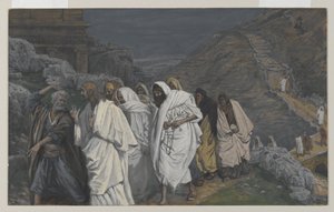 The Protestations of Saint Peter, illustration from The Life of Our Lord Jesus Christ by James Jacques Joseph Tissot