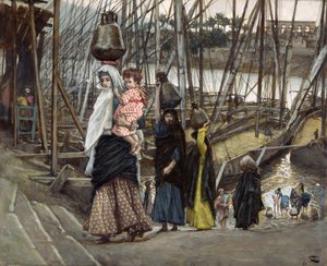 The Sojourn, Egypt, illustration for The Life of Christ, c.1886-94 by James Jacques Joseph Tissot