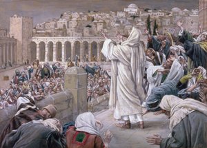 The Voice from Heaven, illustration for The Life of Christ by James Jacques Joseph Tissot