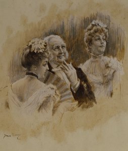 The Women in Paris: The Young Ladies of the Provinces by James Jacques Joseph Tissot