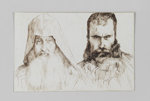 Types of Armenian men in Jerusalem, illustration from The Life of Our Lord Jesus Christ by James Jacques Joseph Tissot