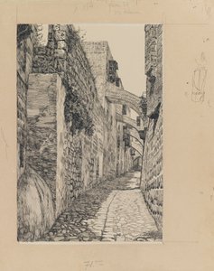 Via Dolorosa, Jerusalem, illustration from The Life of Our Lord Jesus Christ by James Jacques Joseph Tissot