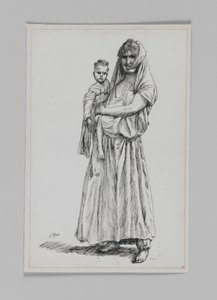 Woman of Geba, Samaria, illustration from The Life of Our Lord Jesus Christ by James Jacques Joseph Tissot
