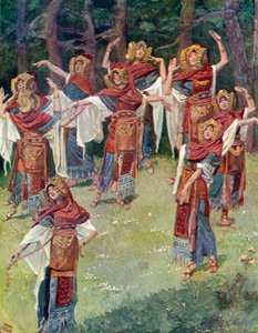 The Daughter of Jephthah and Her Companions by James Jacques Joseph after Tissot