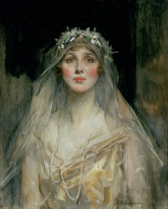 Portrait of a Bride by James Jebusa Shannon