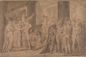 The Body of Lucretia Exposed to the Romans by James Jefferys