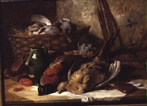 Still Life with Game Birds by James Jnr Hardy