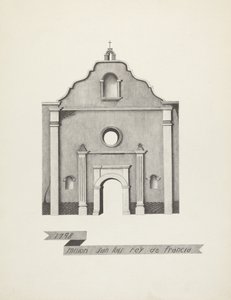 Mission San Luis Rey de Francia by James Jones