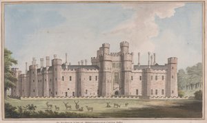Herstmonceux Castle, East Sussex: South West View by James Lambert  of Lewes