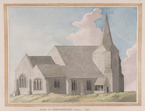 Herstmonceux Castle, East Sussex: View by James Lambert  of Lewes