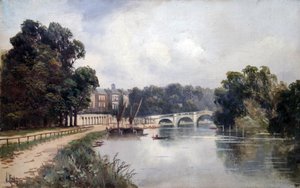Cholmondeley Walk, Looking Towards Richmond Bridge by James Lewis