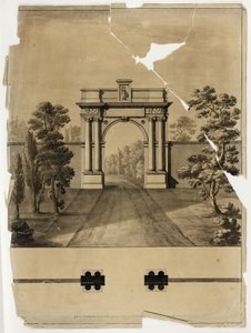 Monumental Entrance to Cemetery by James Malton