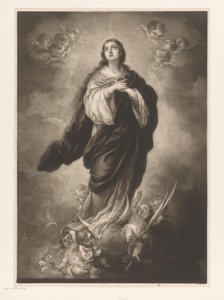 Mary of the Immaculate Conception by James McArdell
