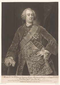 Portrait of Charles Lennox by James McArdell