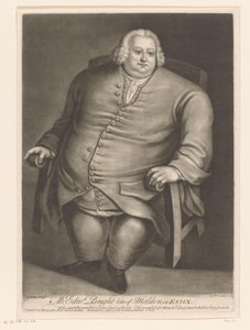 Portrait of Edward Bright (title on object: Mr. Edwd. Bright late of Malden in Essex) by James McArdell