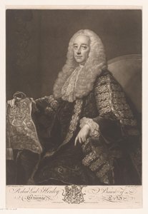 Portrait of Robert Henley by James McArdell