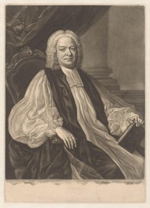 Portrait of Thomas Sherlock by James McArdell