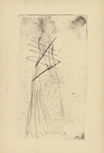 Impressions from Cancelled Plates by Whistler - Woman Standing
