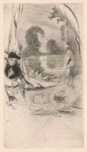 Impressions from Cancelled Plates by Whistler - the Model Resting by James Abbott McNeill Whistler